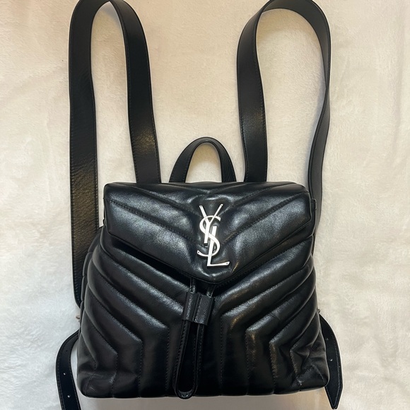 Saint Laurent Handbags - Saint Laurent small loulou quilted backpack